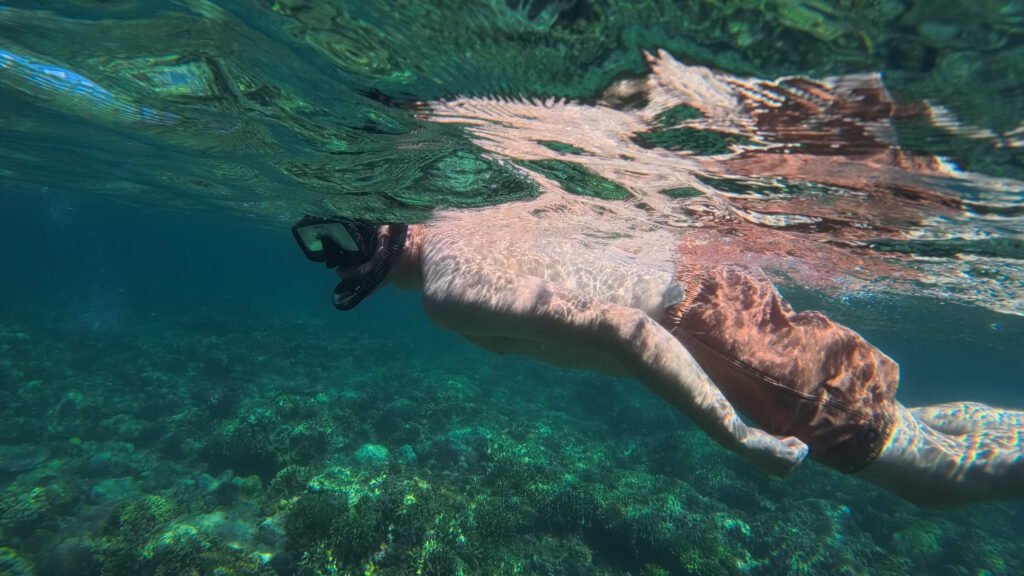 Ekas snorkeling adventure crystal clear water Lombok
