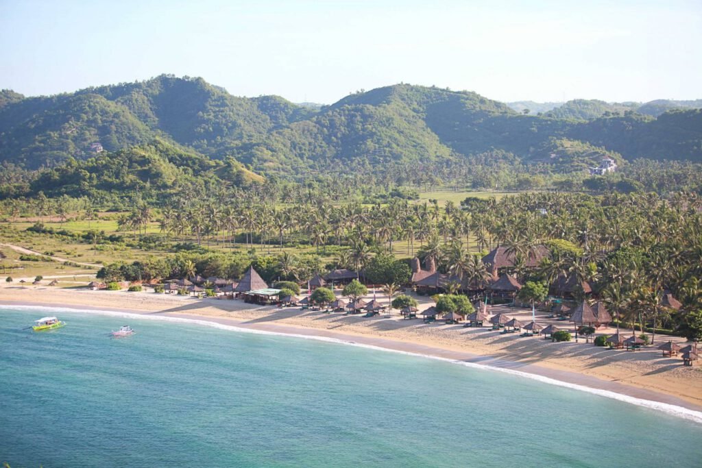 Novotel Lombok Resort and Villas overlooking Putri Nyale Beach in Kuta Lombok