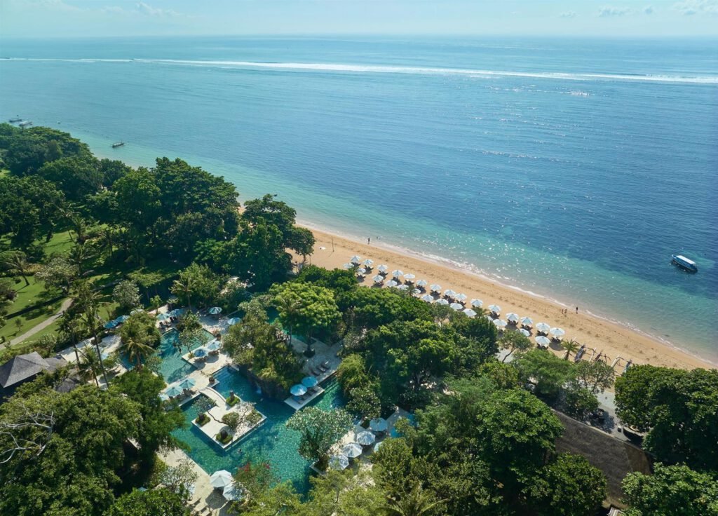 Hyatt Regency Bali beachfront luxury resort in Sanur Bali