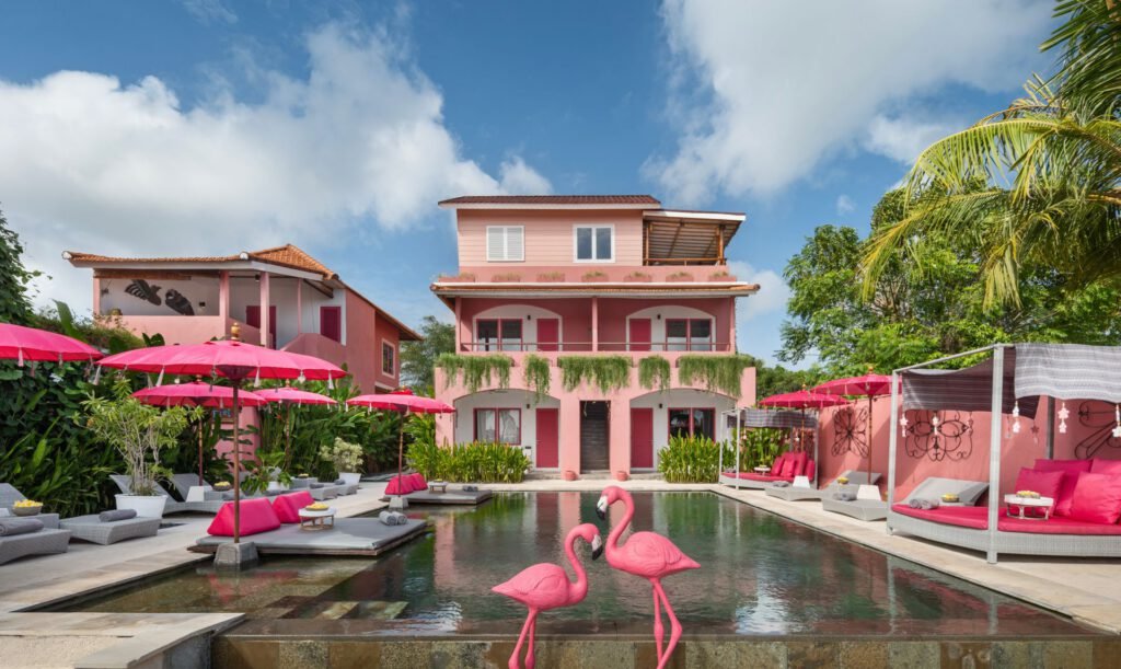 Boutique pool area at PinkCoco Uluwatu Bali