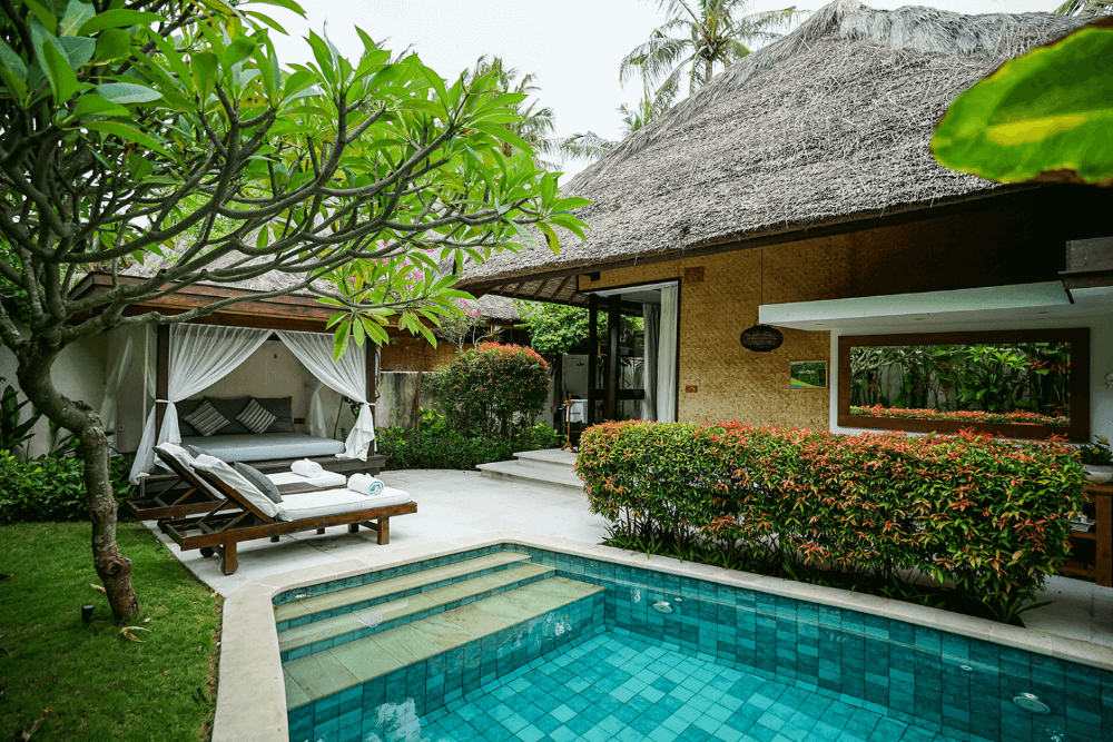 Ocean private pool villa at Pondok Santi Estate Gili Trawangan Lombok