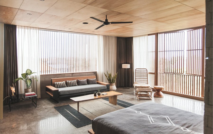 Modern architectural design at The Slow Canggu Bali